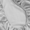 DreamZ 4 Pcs Natural Bamboo Cotton Bed Sheet Set in Size Double Grey Deals499
