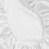 DreamZ 4 Pcs Natural Bamboo Cotton Bed Sheet Set in Size King White Deals499
