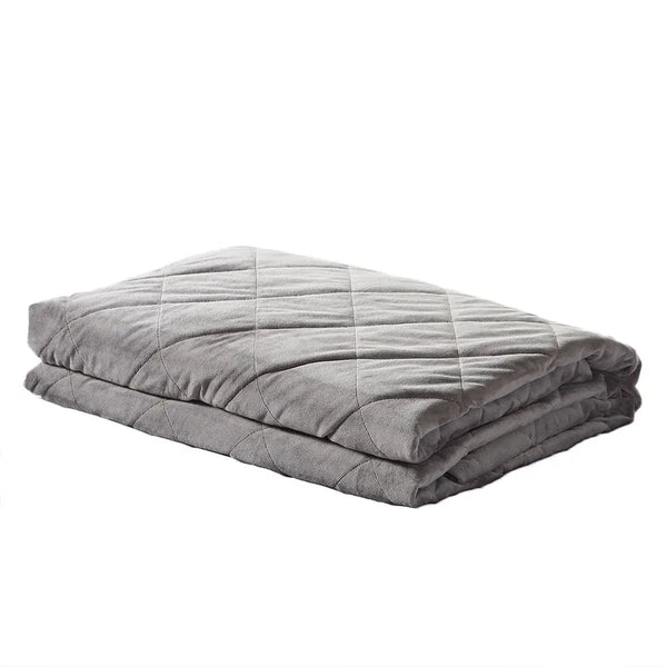 DreamZ 5KG Anti Anxiety Weighted Blanket Gravity Blankets Grey Colour Deals499