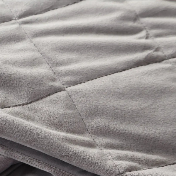 DreamZ 5KG Anti Anxiety Weighted Blanket Gravity Blankets Grey Colour Deals499