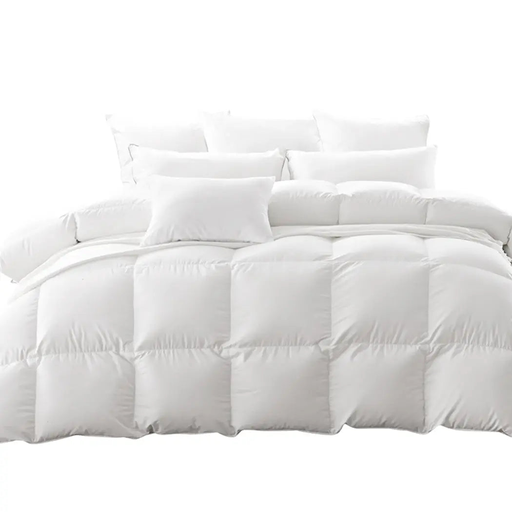 DreamZ 700GSM All Season Goose Down Feather Filling Duvet in Double Size Deals499