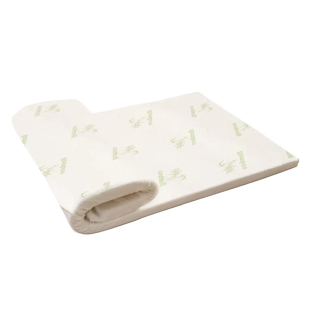 DreamZ 8cm Bedding Cool Gel Memory Foam Bed Mattress Topper Bamboo Cover Double Deals499