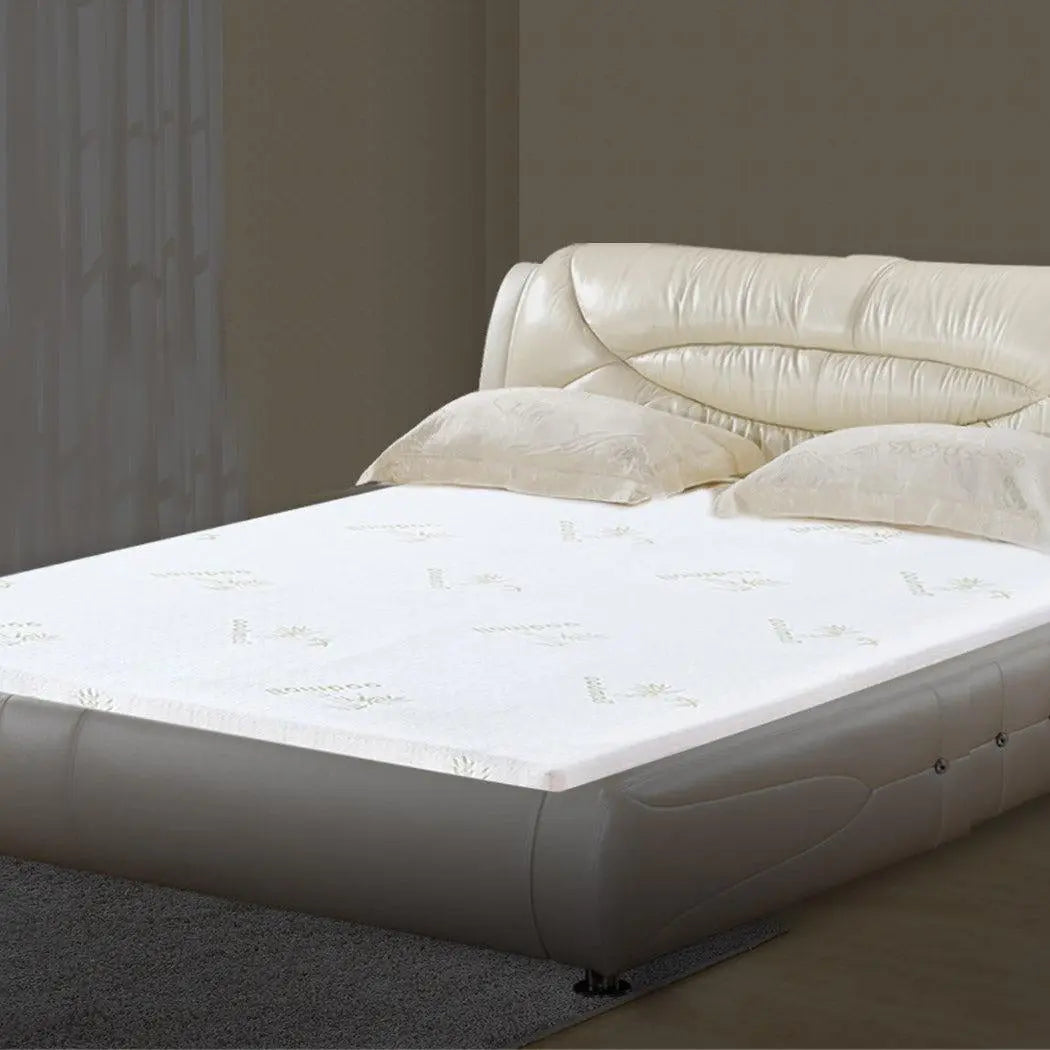DreamZ 8cm Thickness Cool Gel Memory Foam Mattress Topper Bamboo Fabric Double Deals499