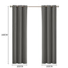 DreamZ Blockout Curtain Blackout Curtains Eyelet Room 102x160cm Charcoal Deals499