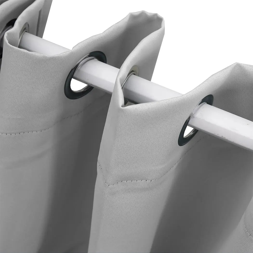 DreamZ Blockout Curtain Blackout Curtains Eyelet Room 102x275cm Grey Deals499