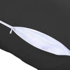 DreamZ Body Full Long Pillow Luxury Slip Cotton Maternity Pregnancy 137cm Black Deals499
