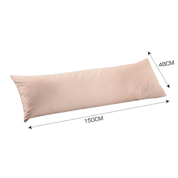 DreamZ Body Full Long Pillow Luxury Slip Cotton Maternity Pregnancy 150cm Lattle Deals499