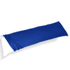DreamZ Body Full Long Pillow Luxury Slip Cotton Maternity Pregnancy 150cm Navy Deals499