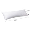 DreamZ Body Full Long Pillow Luxury Slip Cotton Maternity Pregnancy 150cm White Deals499