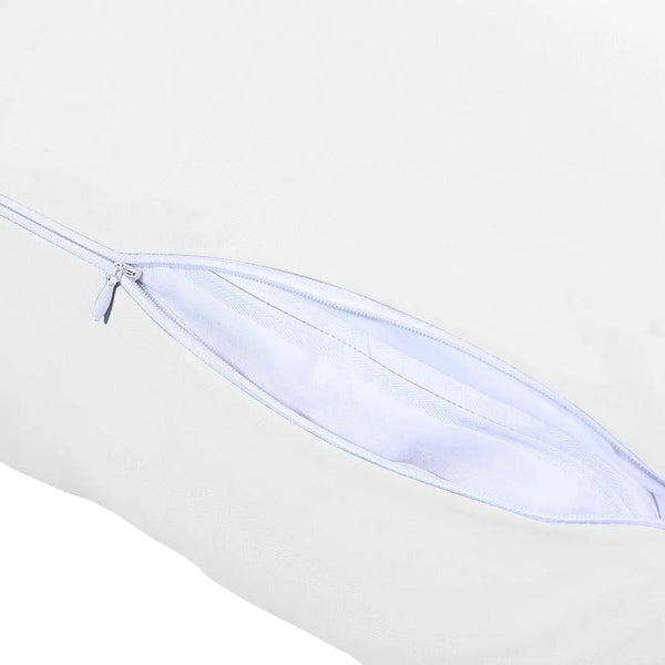 DreamZ Body Full Long Pillow Luxury Slip Cotton Maternity Pregnancy 150cm White Deals499
