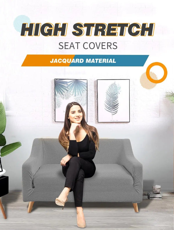 DreamZ Couch Stretch Sofa Lounge Cover Protector Slipcover 2 Seater Grey Deals499