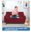DreamZ Couch Stretch Sofa Lounge Cover Protector Slipcover 2 Seater Wine Deals499
