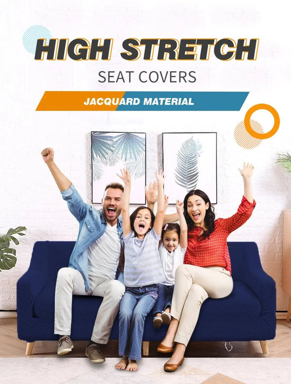 DreamZ Couch Stretch Sofa Lounge Cover Protector Slipcover 4 Seater Navy Deals499