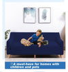 DreamZ Couch Stretch Sofa Lounge Cover Protector Slipcover 4 Seater Navy Deals499