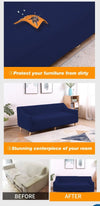 DreamZ Couch Stretch Sofa Lounge Cover Protector Slipcover 4 Seater Navy Deals499