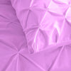 DreamZ Diamond Pintuck Duvet Cover and Pillow Case Set in UK Size in Plum Colour Deals499