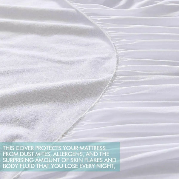 DreamZ Fitted Waterproof Mattress Protector with Bamboo Fibre Cover King Size Deals499