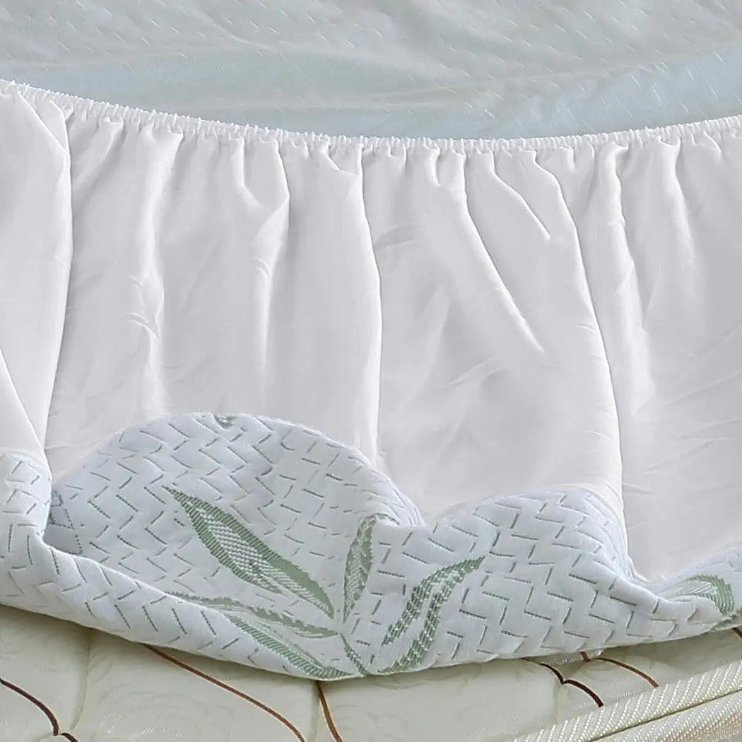 DreamZ King Single Fully Fitted Waterproof Breathable Bamboo Mattress Protector Deals499