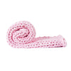 DreamZ Knitted Weighted Blanket Chunky Bulky Knit Throw Blanket 6.5KG Pink Deals499