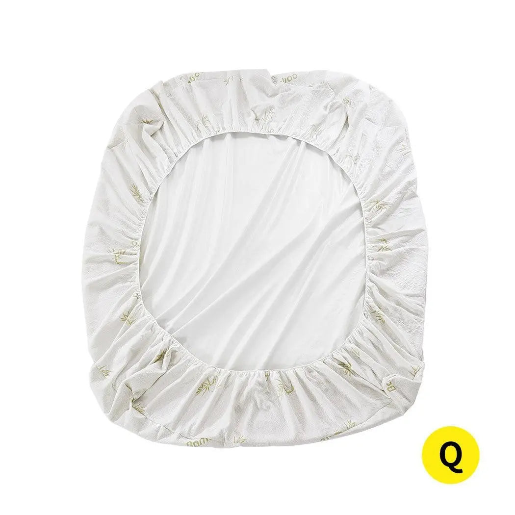 DreamZ Mattress Protector Topper 70% Bamboo Hypoallergenic Sheet Cover Queen Deals499