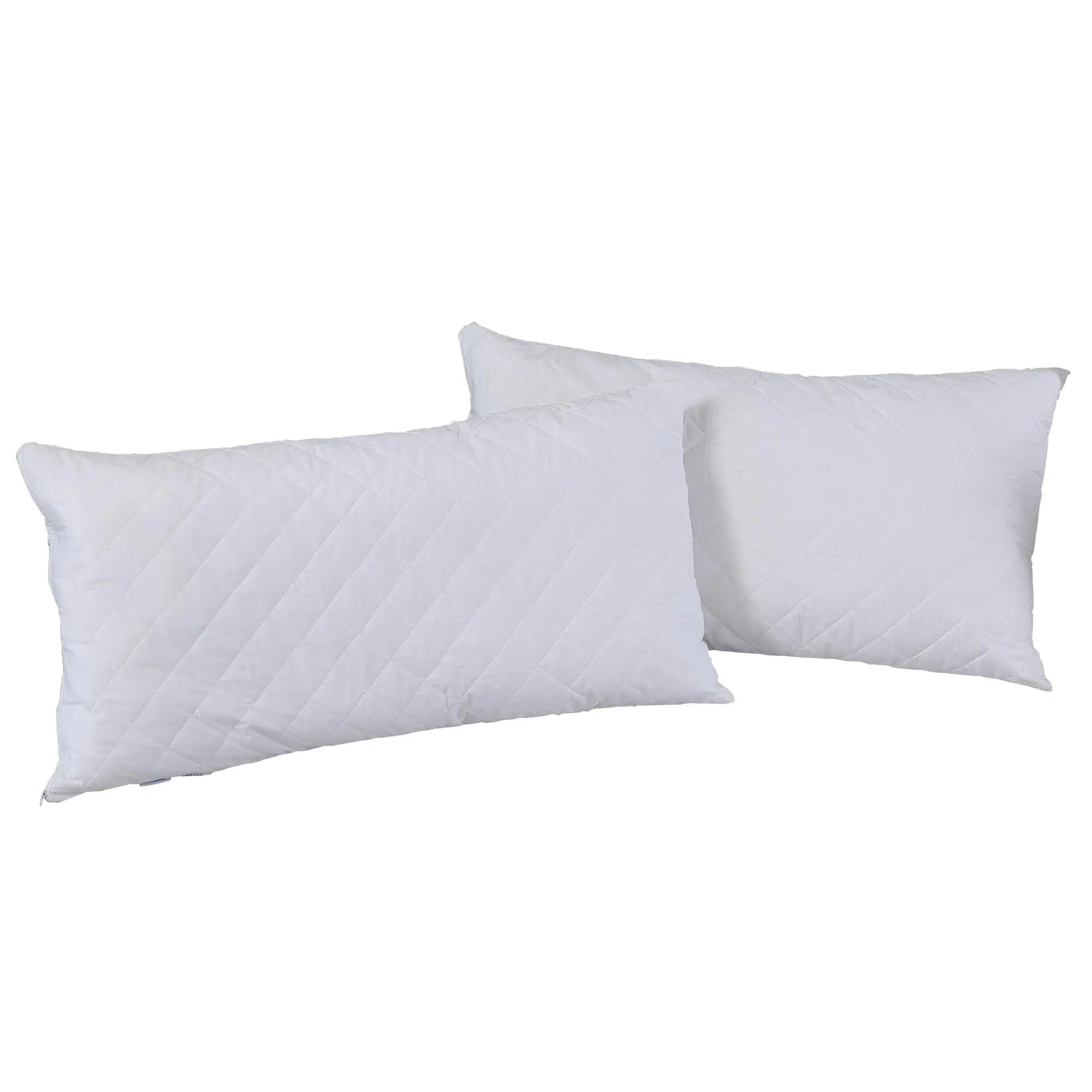 DreamZ Pillow Case Protector Pillowcase 100% Cotton Quilted Soft Cover Cases x2 Deals499