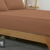 DreamZ Ultra Soft Fitted Bed Sheet with one Pillow Case King Single Chocolate Deals499