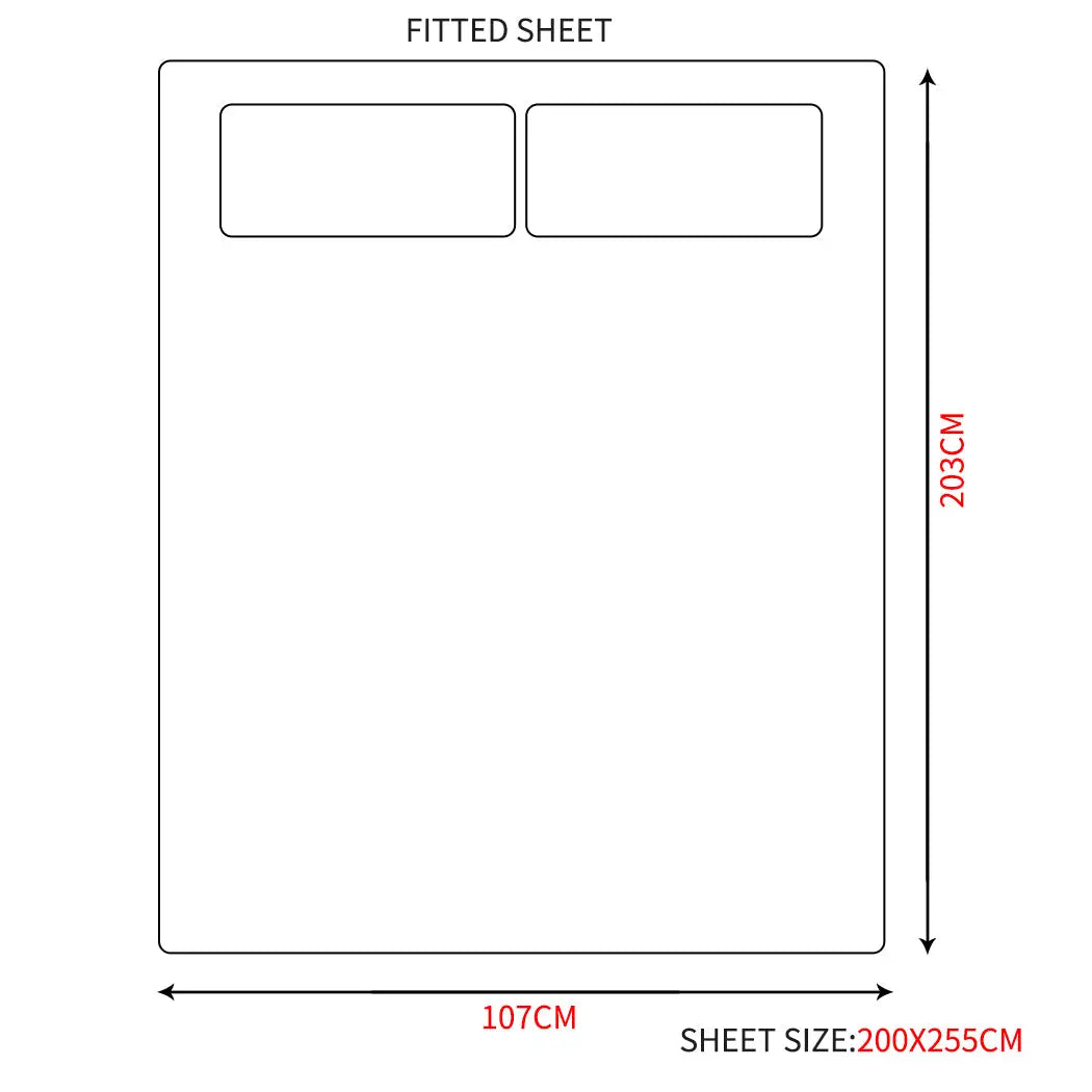 DreamZ Ultra Soft Silky Satin Bed Sheet Set in King Single Size in Purple Colour Deals499