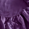 DreamZ Ultra Soft Silky Satin Bed Sheet Set in King Single Size in Purple Colour Deals499