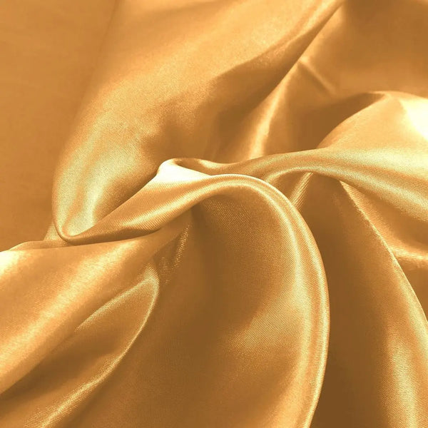DreamZ Ultra Soft Silky Satin Bed Sheet Set in Queen Size in Gold Colour Deals499