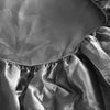 DreamZ Ultra Soft Silky Satin Bed Sheet Set in Single Size in Charcoal Colour Deals499