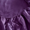 DreamZ Ultra Soft Silky Satin Bed Sheet Set in Single Size in Purple Colour Deals499