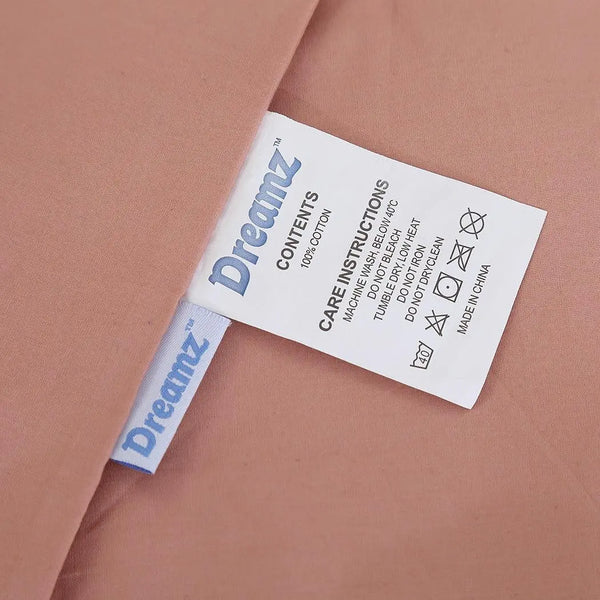 DreamZ Weighted Blanket 10KG Heavy Gravity Deep Relax Adults Cotton Cover Pink Deals499