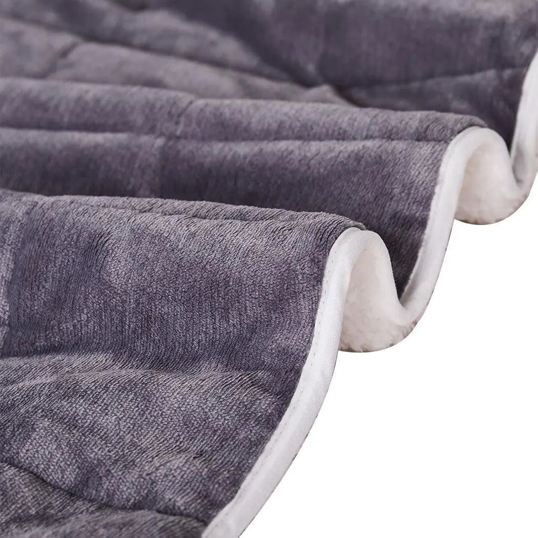 DreamZ Weighted Blanket Heavy Gravity Deep Relax Ultra Soft 7KG Adults Grey Deals499