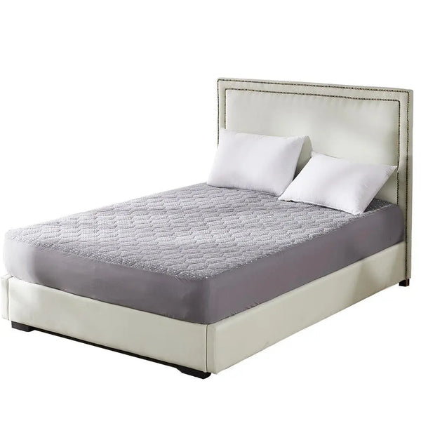 Dreamz Mattress Protector Topper Bamboo Charcoal Pillowtop Waterproof Queen Deals499