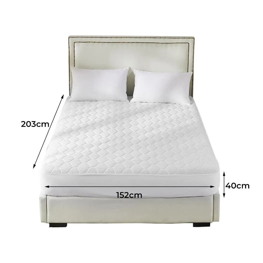 Dreamz Mattress Protector Topper Bamboo Pillowtop Waterproof Cover Queen Deals499