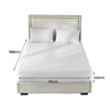 Dreamz Mattress Protector Topper Bamboo Pillowtop Waterproof Cover Single Deals499