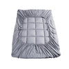 Dreamz Mattress Topper Bamboo Fibre Luxury Pillowtop Mat Protector Cover Double Deals499