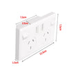 Dual USB Wall Socket Power Point Home Supply Electrical Charger SAA Outlet Plate Deals499
