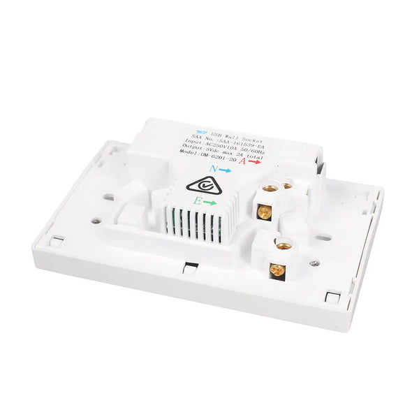 Dual USB Wall Socket Power Point Home Supply Electrical Charger SAA Outlet Plate Deals499