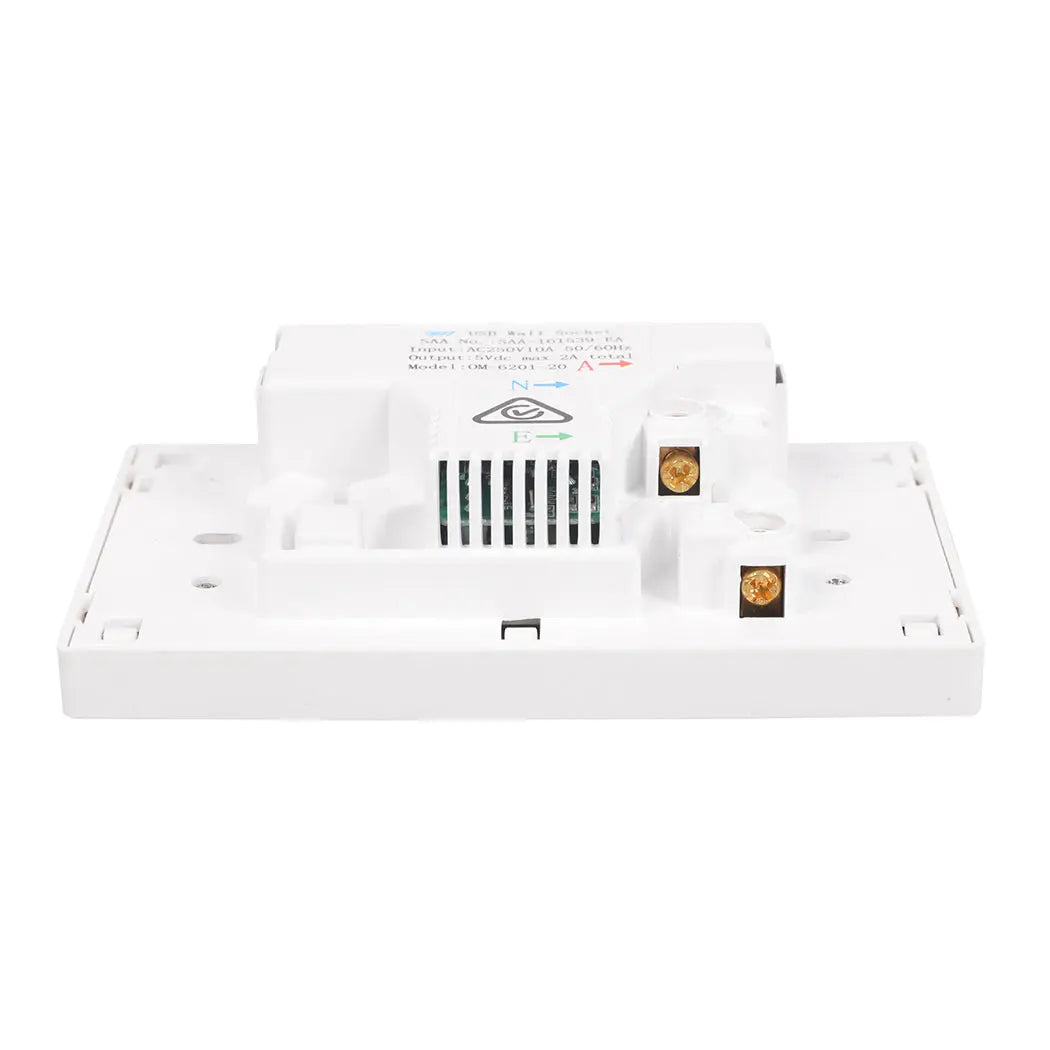 Dual USB Wall Socket Power Point Home Supply Electrical Charger SAA Outlet Plate Deals499
