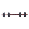 Dumbbells Barbell Weight Set 15KG Adjustable Rubber Home GYM Exercise Fitness Deals499