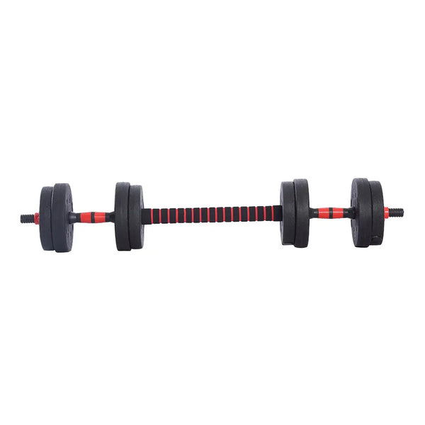 Dumbbells Barbell Weight Set 15KG Adjustable Rubber Home GYM Exercise Fitness Deals499