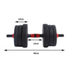 Dumbbells Barbell Weight Set 20KG Adjustable Rubber Home GYM Exercise Fitness Deals499