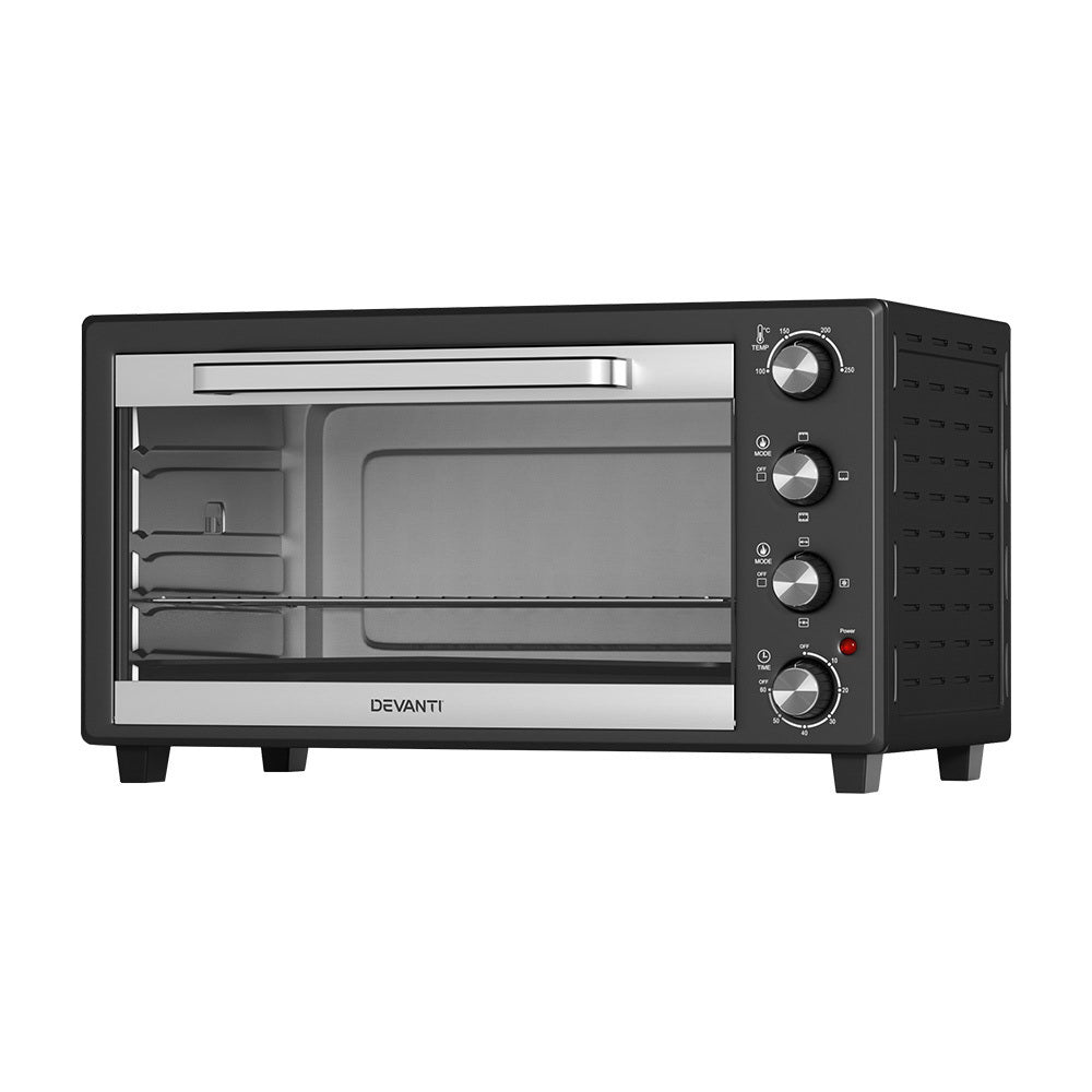 Devanti Electric Convection Oven Bake Benchtop Rotisserie Grill 45L Deals499