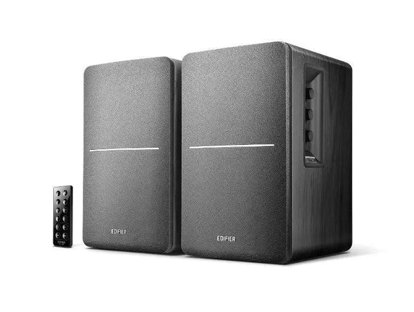 EDIFIER R1280DB - 2.0 Lifestyle Bookshelf Bluetooth Studio Speakers Black - 3.5mm AUX/RCA/BT/Optical/Coaxial Connection/Wireless Remote EDIFIER