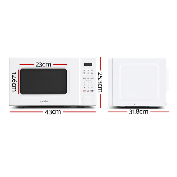 Comfee 20L Microwave Oven 700W Countertop Kitchen Cooker White Deals499