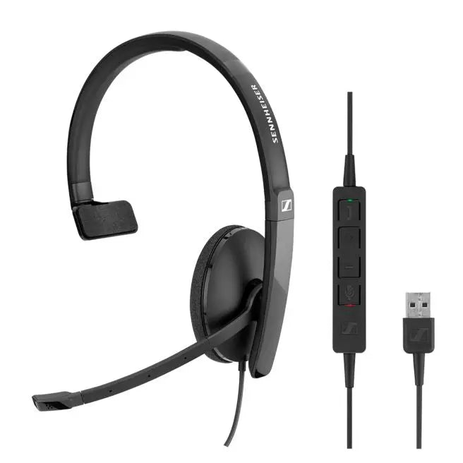 EPOS l Sennheiser ADAPT SC130 USB Wired monaural USB headset. Skype for Business certified and UC optimized. SENNHEISER