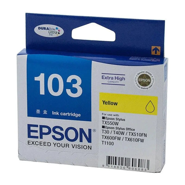 EPSON 103 EHY Yellow Ink Cartridge EPSON