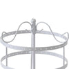 Earring Holder Stand Jewelry Display Hanging Rack Storage Metal Organizer 4 Tier White Deals499