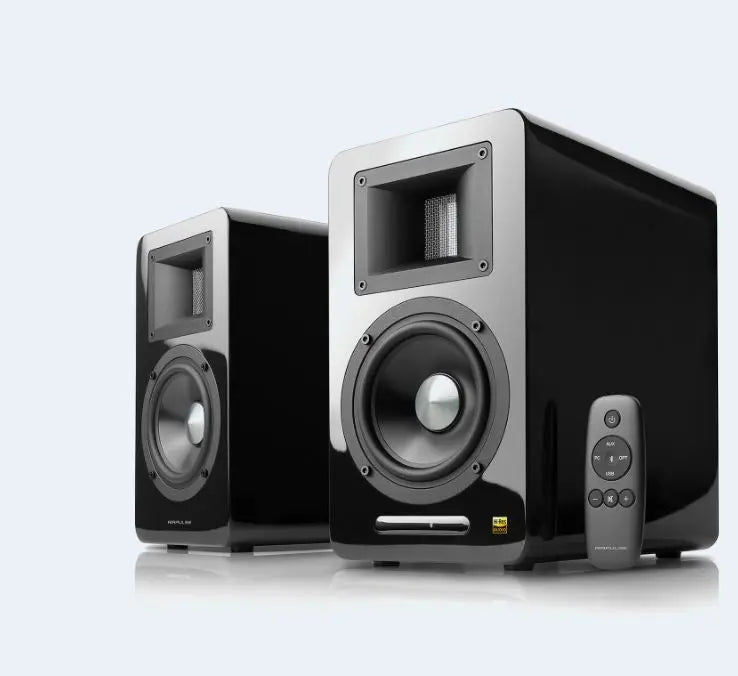 Edifier Airpulse A100 Hi-Res Audio Active Speaker System with Wireless Subwoofer Bluetooth, Optical Coaxial, RCA - Ideal for HomeTheatre BLACK EDIFIER